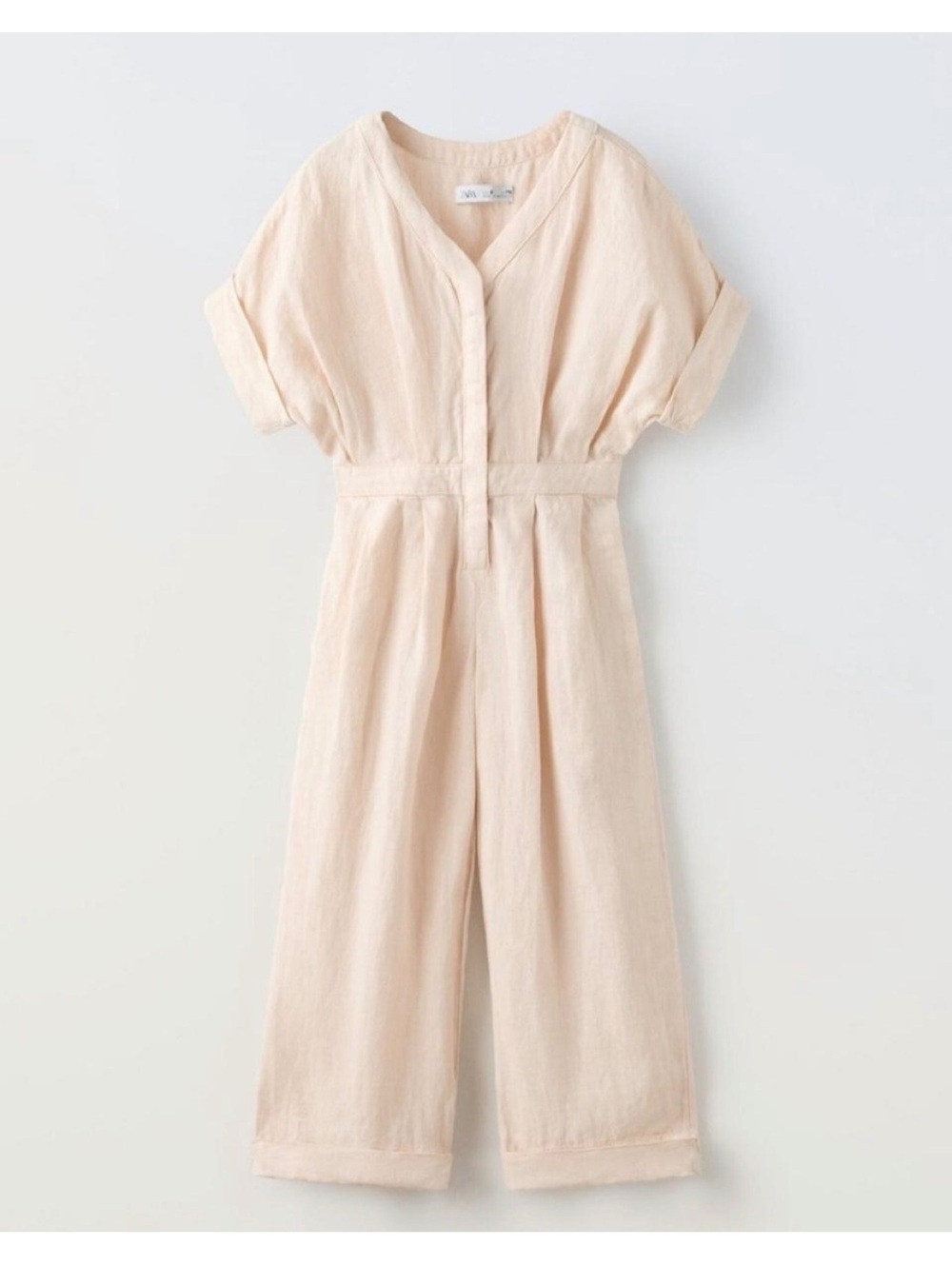 Zara Girls Linen Jumpsuit